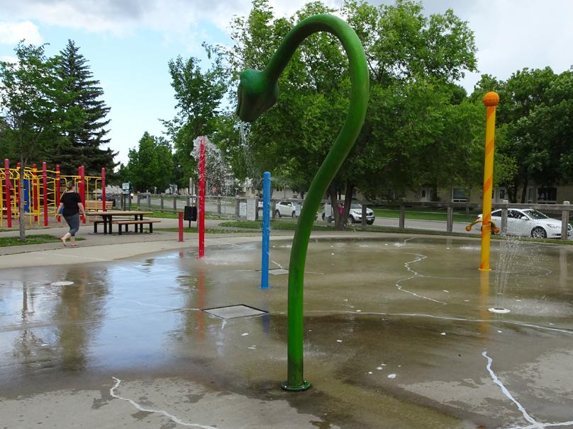 Jill Officer Park Spray Pad