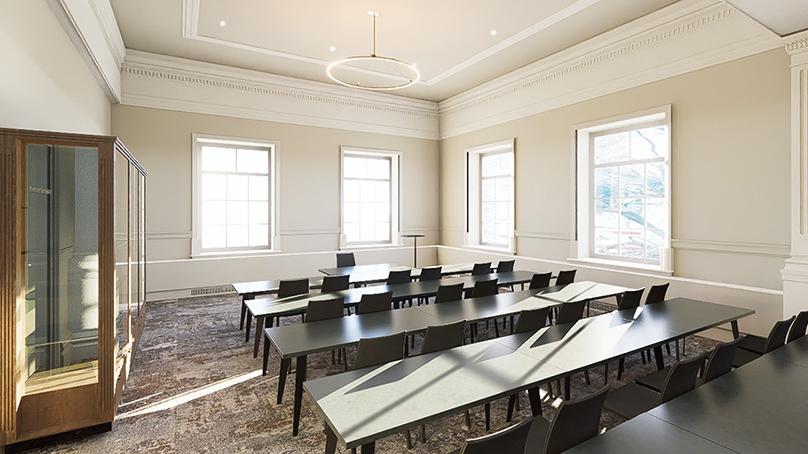 The City of Winnipeg Archives will feature space for programming and research. (Artist rendering)