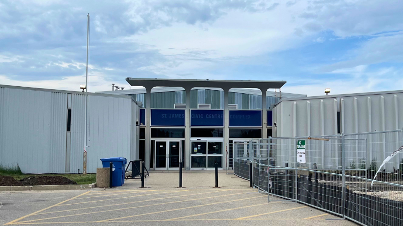 St. James Civic Centre construction