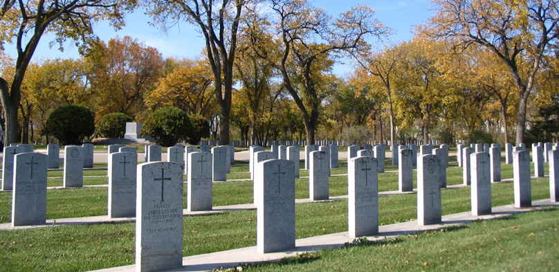 Brookside Field of Honour during the daytime