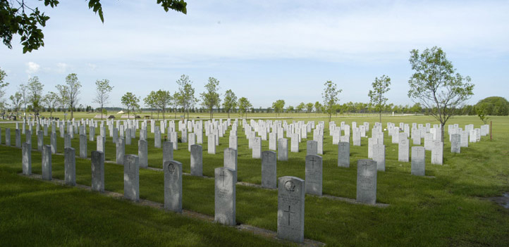 Transcona Field of Honour during the day