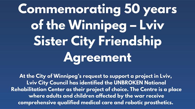 Lviv Sister City - social infographics