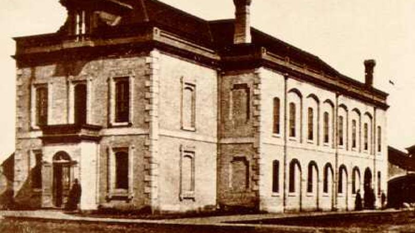 Winnipeg's first City Hall, completed in 1876