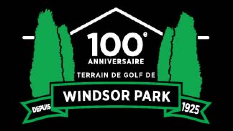 Windsor Park Golf Course 100th Anniversary Black - French