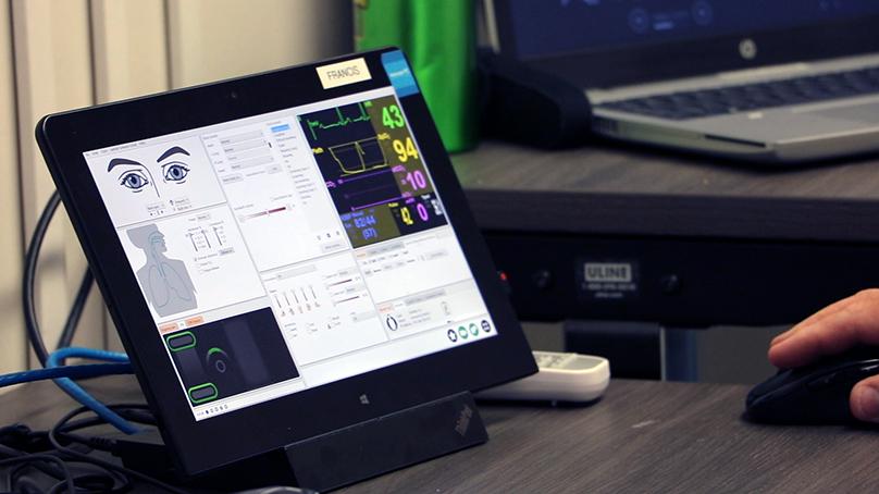 The mannequins are controlled using Wi-Fi or cellular signals and a nearby computer.