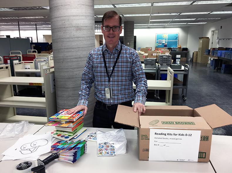 The reading kits are being assembled.