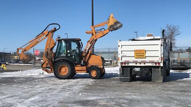 Training being conducted by our Equipment Operator Training Branch.