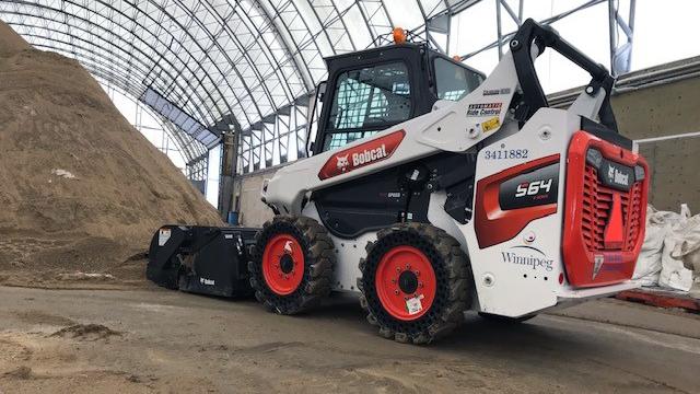 One of our skid steers our Equipment Operator Training Branch trains on.