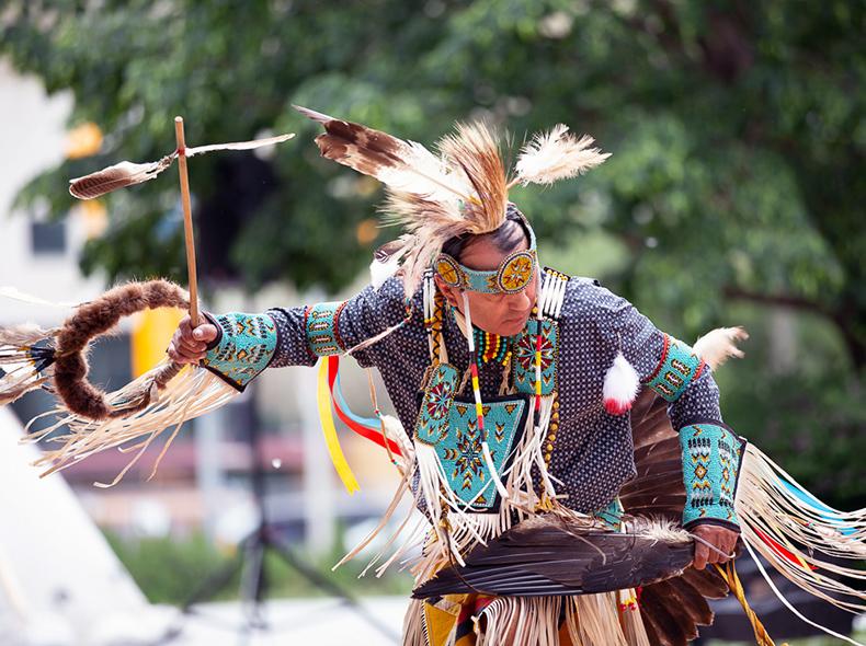 The National Indigenous Peoples Day event for City of Winnipeg employees in 2019.
