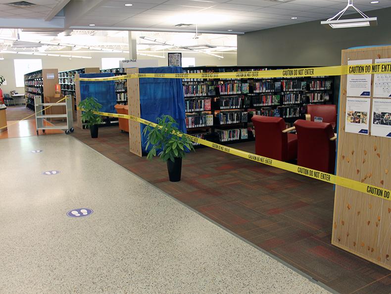 The book stacks are currently closed at Henderson Library.