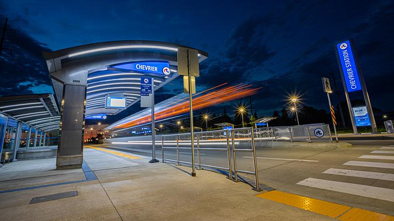 Chevrier Station on the Southwest Transitway.