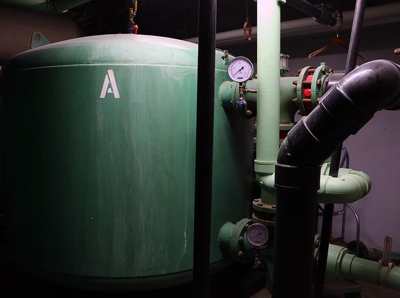 The pools filters will be replaced.