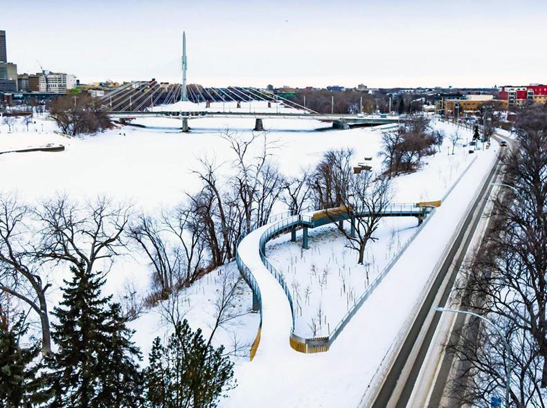The Taché Promenade and Belvédère Saint-Boniface project was completed in June 2019.