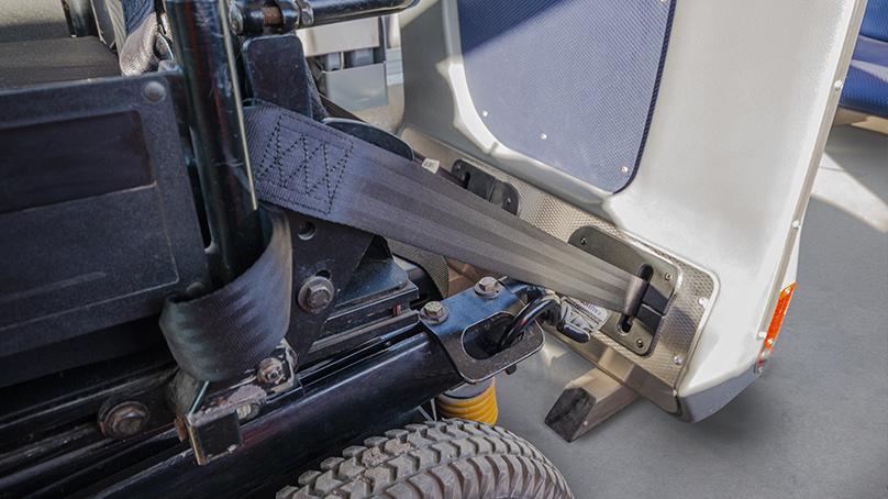 The new wheelchair and scooter securement systems on Winnipeg Transit