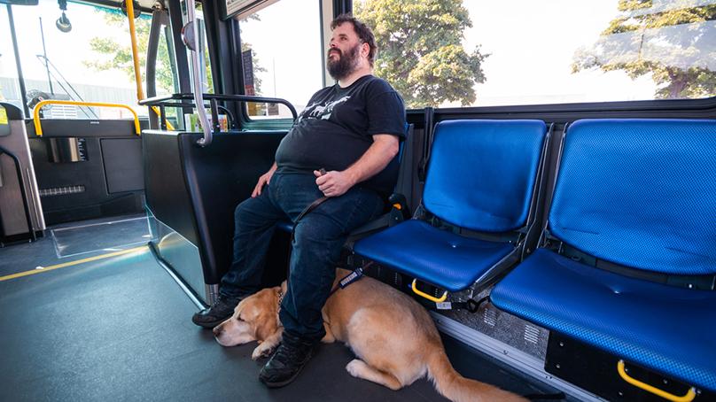 Operators will begin now play an automated message asking passengers to vacate the Priority Seating Area when it is required by the passengers it is designated for –people with disabilities.