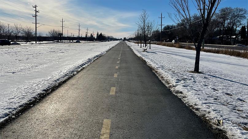 The Northeast Pioneers Greenway.