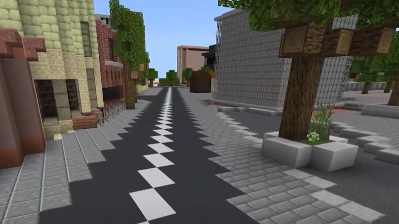 Minecraft version of Old Market Square.