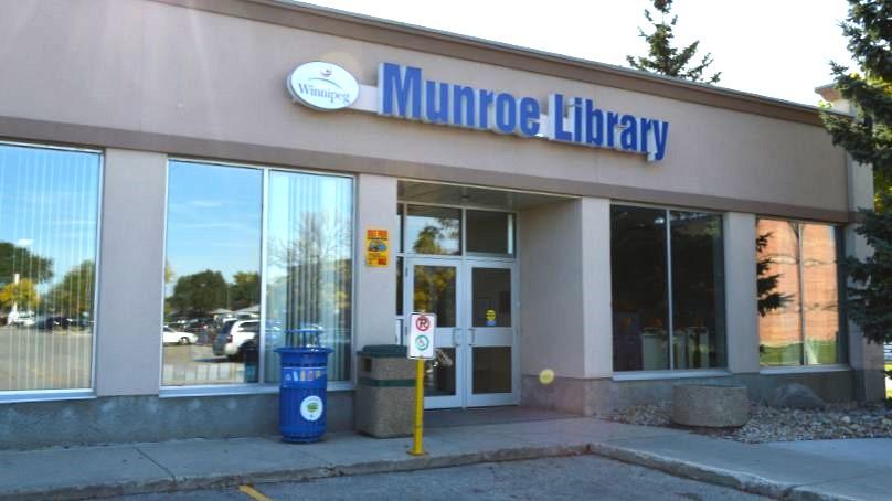 entrance to the munroe library branch