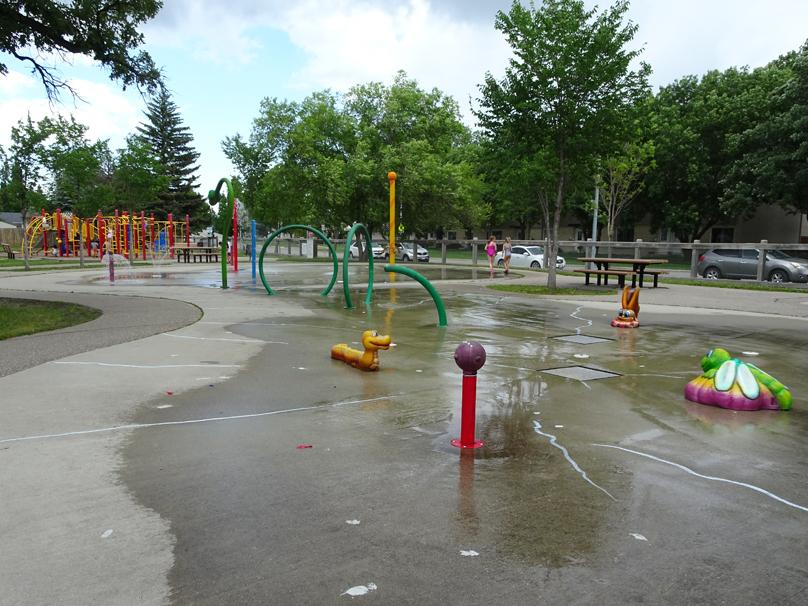 Jill Officer Park Spray Pad