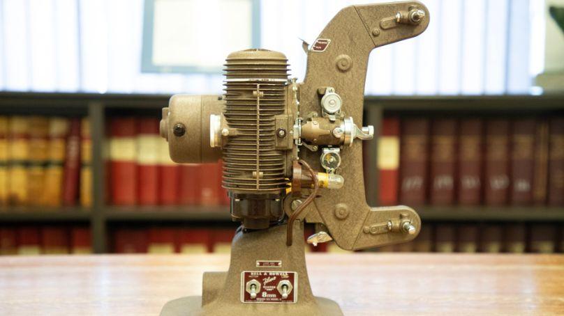 Lambert gifted the City the film reel and a projector for playing it