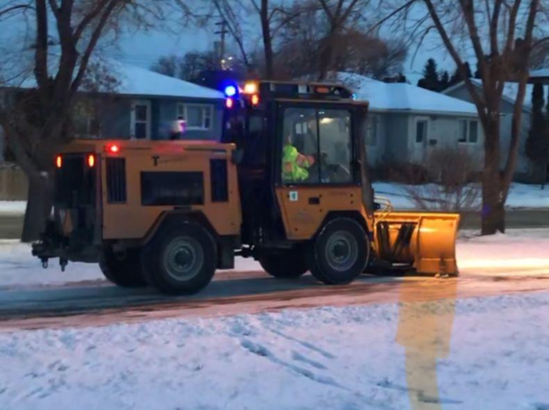 Sidewalk plows are one of the many pieces of equipment Winnipeg Fleet Management Agency is responsible for maintaining.