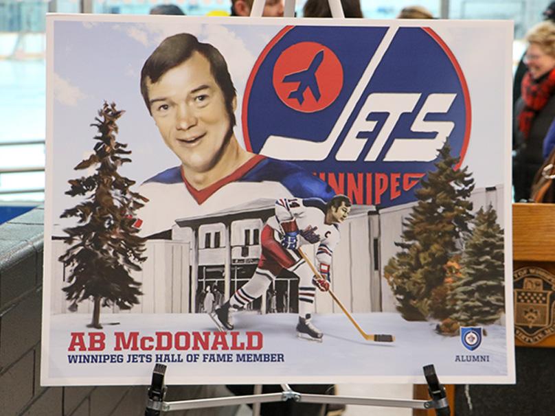 Ab McDonald artwork on display