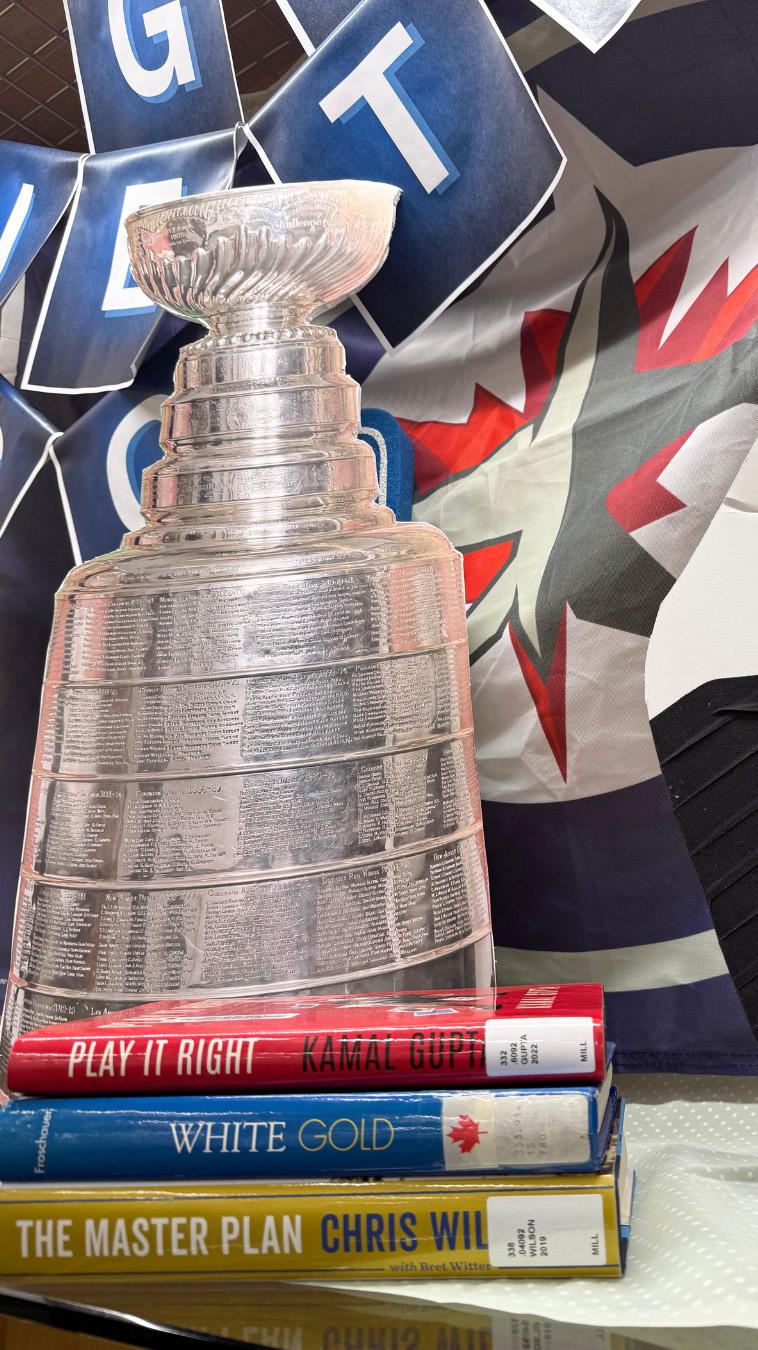 One of the book spine poems put together by the Winnipeg Public Library.