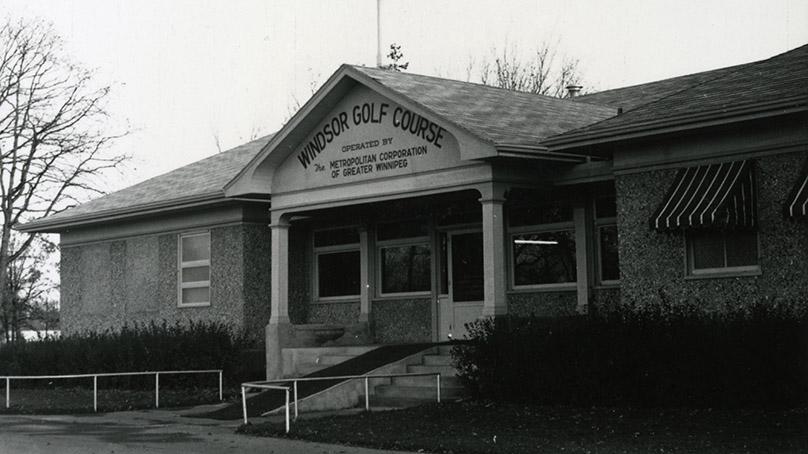 Clubhouse at Windsor Park Golf Course in 1967.