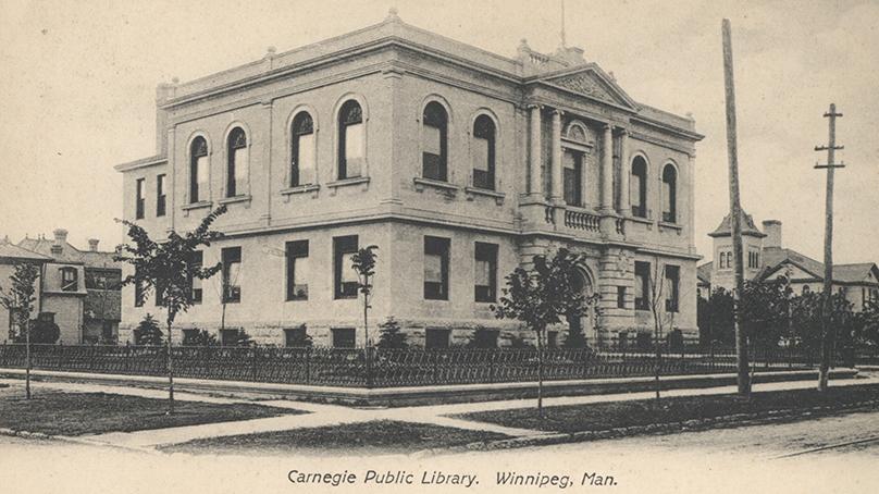 Carnegie Library in 1905. Image credit: City of Winnipeg Archives