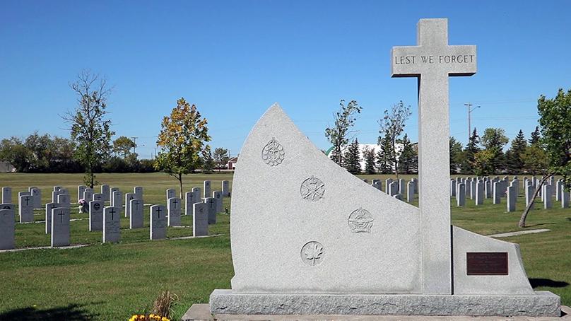 Field of Honour in Transcona Cemetery.
